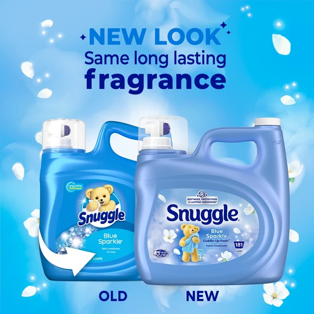 Alt view image 3 of 5 - Snuggle Cuddle-Up Fresh Blue Sparkle Liquid Fabric Softener, 123.1 oz, 181 Loads