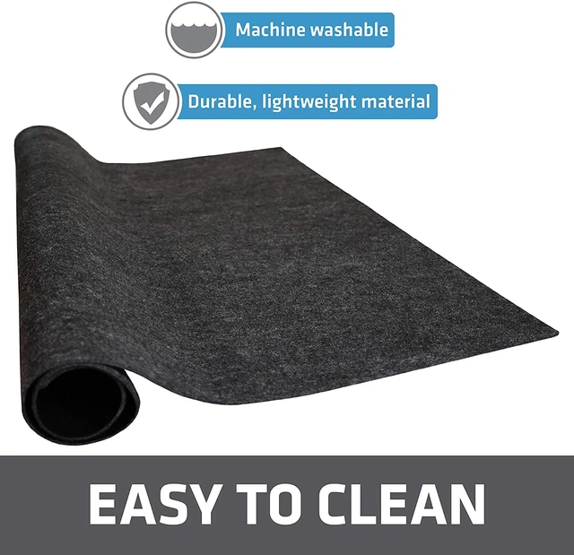 Alt view image 3 of 5 - Mainstays Under the Sink Mat Waterproof Shelf Liner and Cabinet Drawer Liner Large 35"X24" Cut to Fit