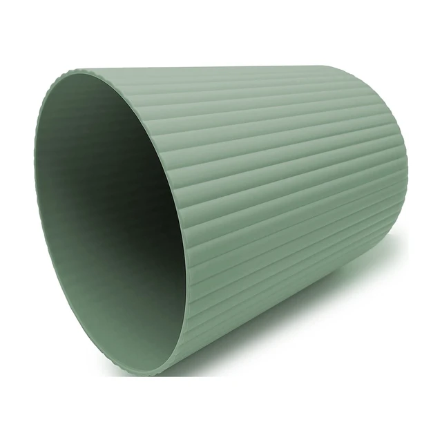 Alt view image 2 of 5 - Mainstays 1.64Gallon Ribbed Plastic Trash Can, Green