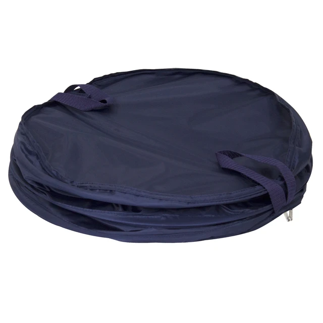 Alt view image 5 of 6 - Mainstays Pop-Up Laundry Hamper, 2-Load Capacity, with Zipper Lid, Blue