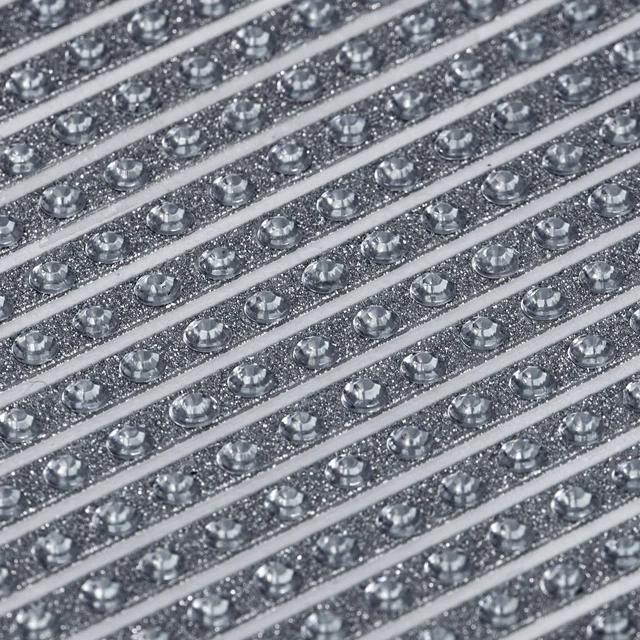 Alt view image 2 of 5 - Auto Drive Rhinestone Vinyl Car Sticker Decals, 30 Piece, Silver, 0.1875" x 5.5"