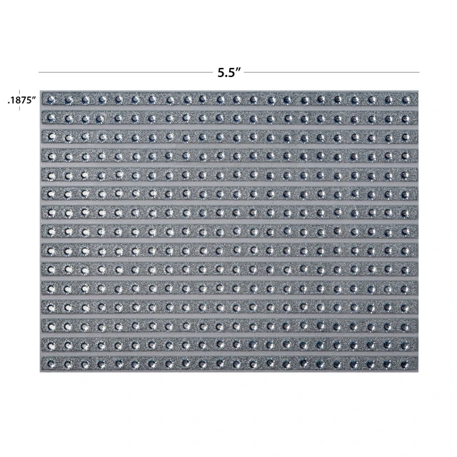 Alt view image 3 of 5 - Auto Drive Rhinestone Vinyl Car Sticker Decals, 30 Piece, Silver, 0.1875" x 5.5"