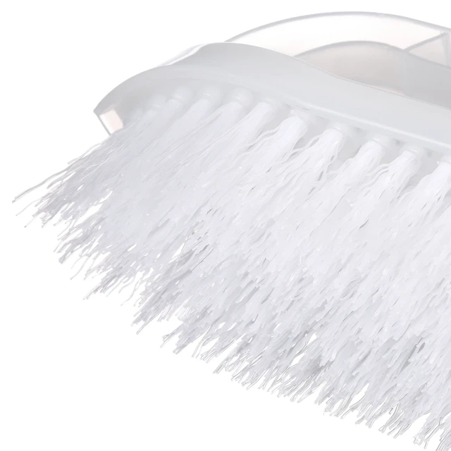 Alt view image 4 of 6 - Great Value Multi-Purpose Cleaning Scrub Brush with Iron Handle, White, 1 Count