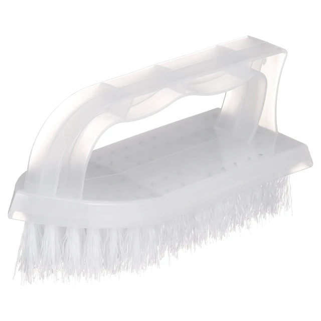 Alt view image 5 of 6 - Great Value Multi-Purpose Cleaning Scrub Brush with Iron Handle, White, 1 Count