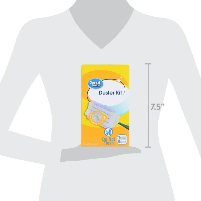 Alt view image 7 of 7 - Great Value Duster Kit with Reusable Handle and Refills