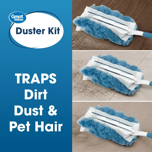 Alt view image 6 of 7 - Great Value Duster Kit with Reusable Handle and Refills