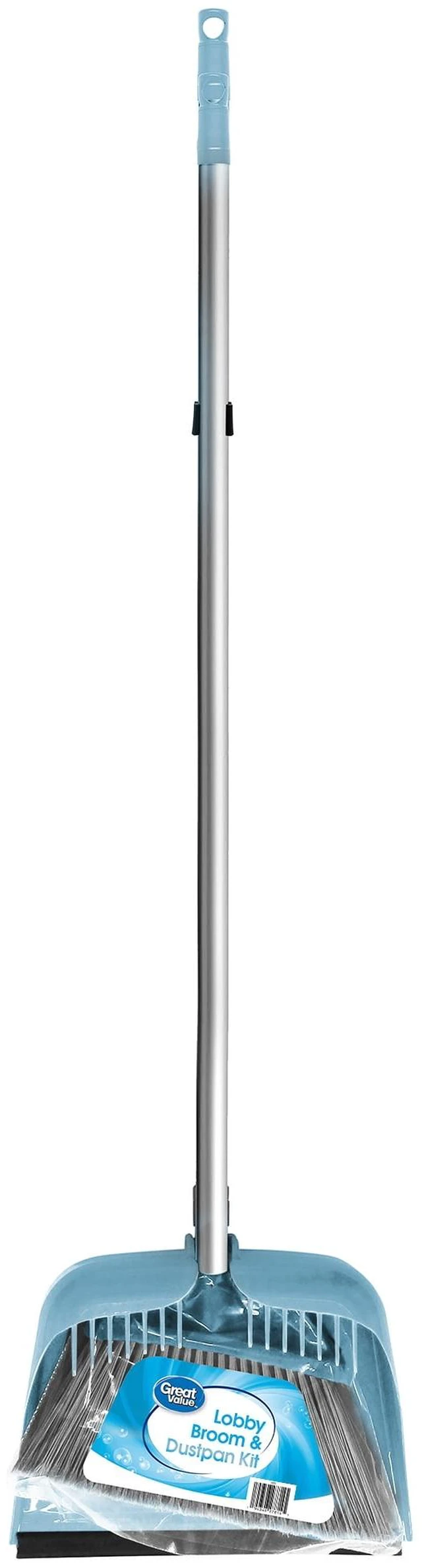 Alt view image 3 of 6 - Great Value Lobby Broom and Dustpan Set, 2.75in x 11.8in x 41in