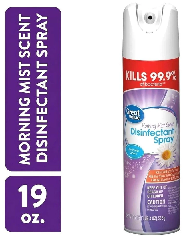 Main image of Great Value Disinfectant Spray, 19oz, Morning Mist Scent