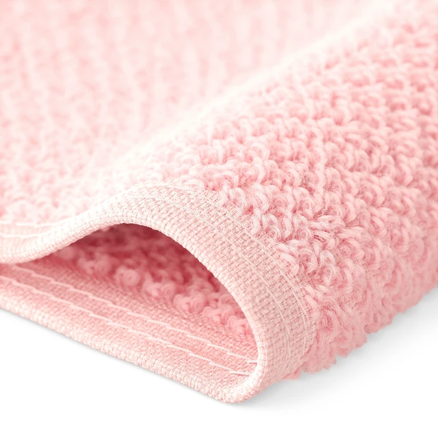 Alt view image 4 of 5 - Mainstays Kids Cotton Washcloth Set, Pink, 8-Pack, 12in x 12in