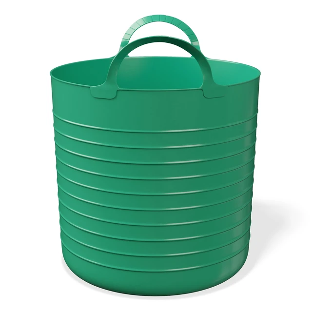 Alt view image 4 of 6 - Mainstays Kids 10gal Large Plastic Flex Storage Basket, Green