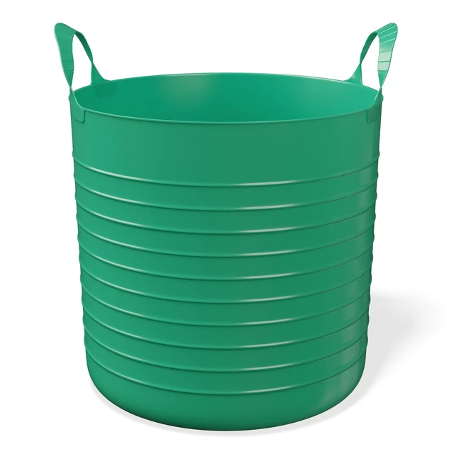 Alt view image 2 of 6 - Mainstays Kids 10gal Large Plastic Flex Storage Basket, Green