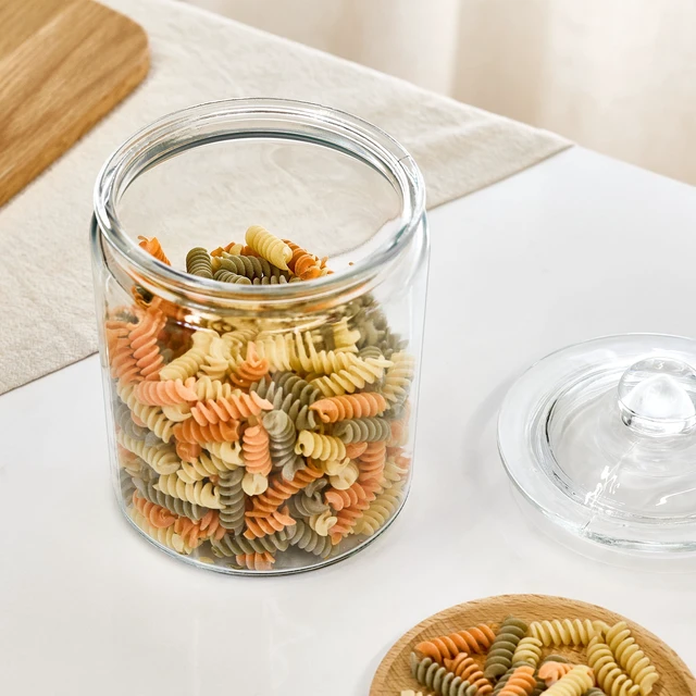 Alt view image 4 of 4 - Mainstays 64oz Glass Storage Jar with Lid