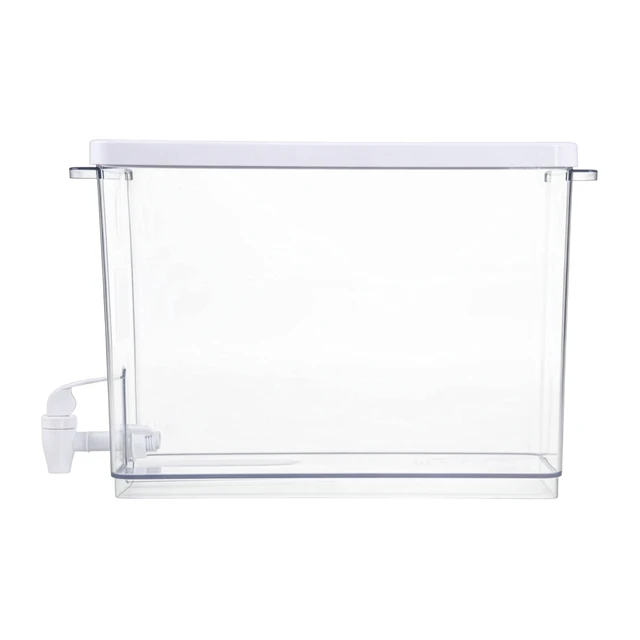 Alt view image 2 of 7 - Mainstays 1.25gal Clear Drink Dispenser for Chilled Drinks and Refrigerator Storage
