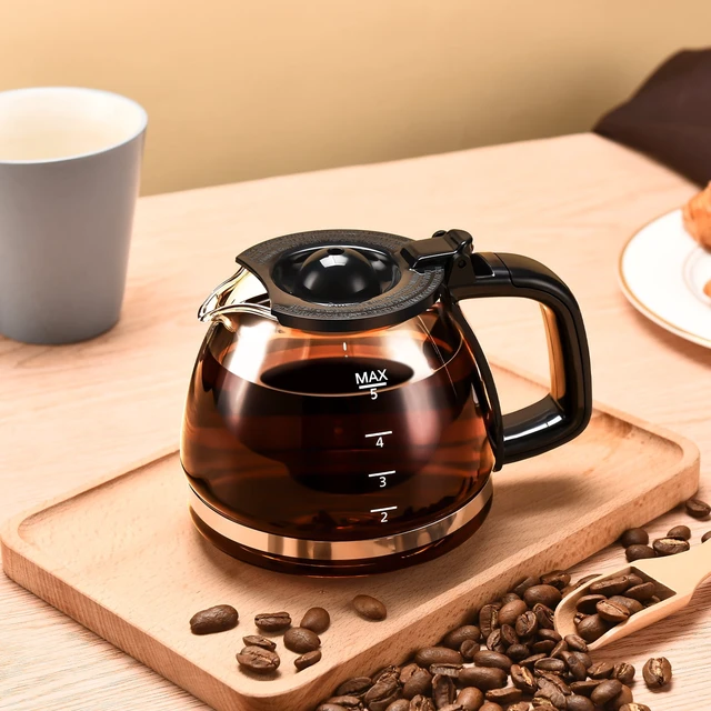 Alt view image 4 of 6 - Mainstays 5-Cup Replacement Carafe for Coffee Makers, Plastic and Glass
