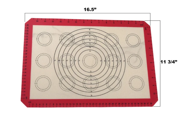 Alt view image 5 of 6 - Mainstays Reusable Silicone Baking Mat 16.5" x 11.6"