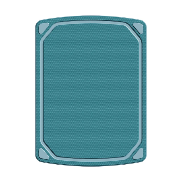 Alt view image 3 of 5 - Mainstays Cutting Board, 2-Piece Set, 8.5"x11" and 10"x14", Non-Slip Recycled Poly, Blue