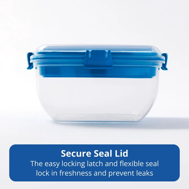Alt view image 4 of 6 - Rubbermaid Pack & Go 6.78cups/1.72quarts Salad and Sandwich Meal Prep Container with Secure Seal Lid