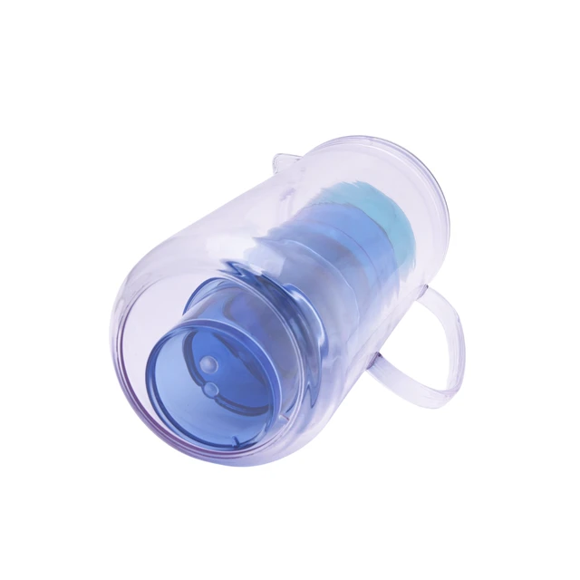 Alt view image 6 of 6 - Mainstays 3-Quart Blue Acrylic Pitcher with 14-Ounce Stackable Tumbler Set