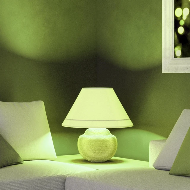 Alt view image 5 of 6 - Great Value LED Light Bulb, A19, E26 Medium Base, 7.5W (60W Equivalent), Non-Dimmable, Green, 2-Pack
