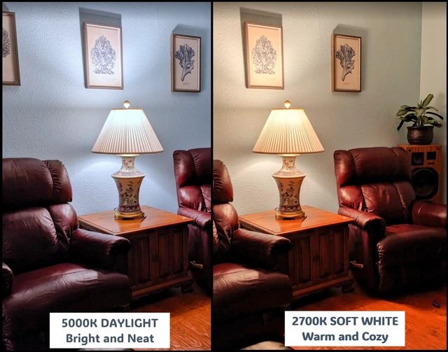 Alt view image 5 of 6 - A15 4.5W (40W Equivalent) LED Ceiling Fan Light Bulb, Soft White, Dimmable, E26 Base, 2-Pack, Great Value
