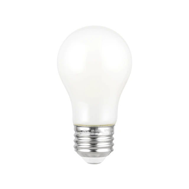 Alt view image 2 of 6 - A15 4.5W (40W Equivalent) LED Ceiling Fan Light Bulb, Soft White, Dimmable, E26 Base, 2-Pack, Great Value