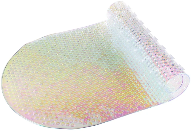 Main image of Bath Bliss Jumbo Soft PVC Bath Rug, 36" x 18.1", Iridescent