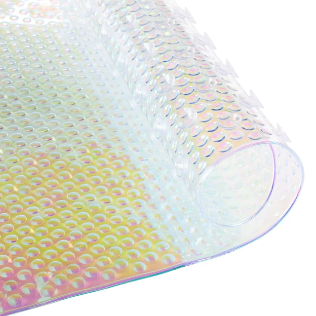 Alt view image 2 of 5 - Bath Bliss Jumbo Soft PVC Bath Rug, 36" x 18.1", Iridescent