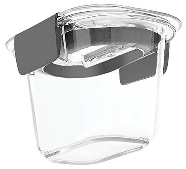 Alt view image 4 of 5 - Rubbermaid Brilliance 2pk 0.5Cup Food Storage Containers, Leakproof, Stackable, Airtight, Microwave & Freezer Safe