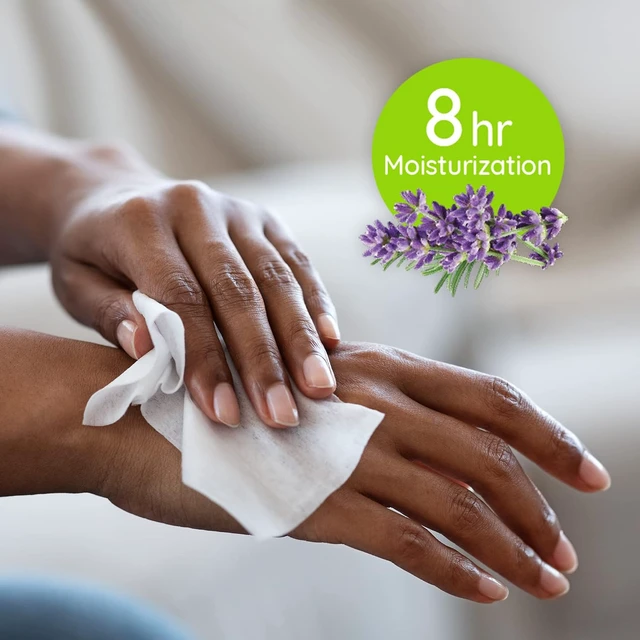 Alt view image 3 of 6 - Wet Ones Antibacterial Hand Wipes Lavender 40 Count Canister