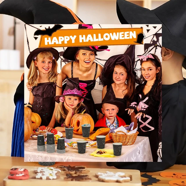 Alt view image 2 of 6 - ATFUNSHOP 30PCS Halloween Spiders Web Party Disposable Paper Cups 9OZ
