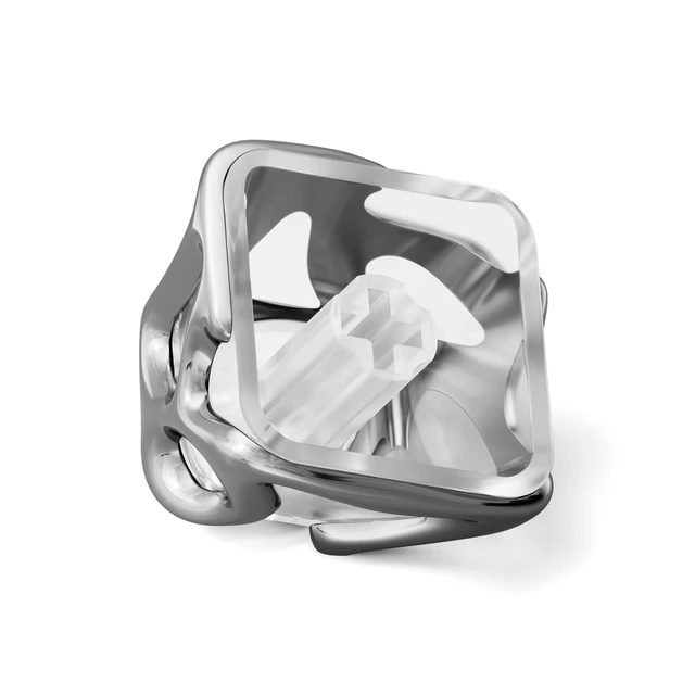 Alt view image 4 of 7 - XVX Metal Liquid Transparent 1U Keycaps Replacement for Mechanical Keyboard