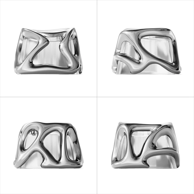 Alt view image 2 of 7 - XVX Metal Liquid Transparent 1U Keycaps Replacement for Mechanical Keyboard
