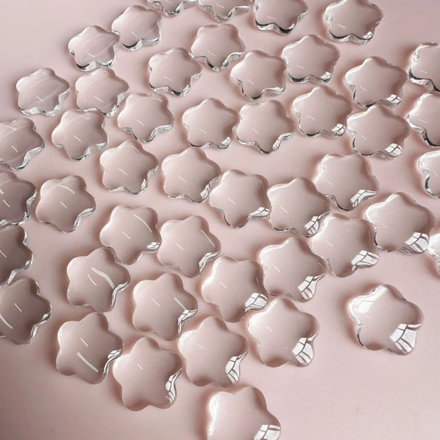 Alt view image 4 of 6 - 30pcs Flower Keycap for Long Nails, Glass Star Keyboard Sticker (Flower30)