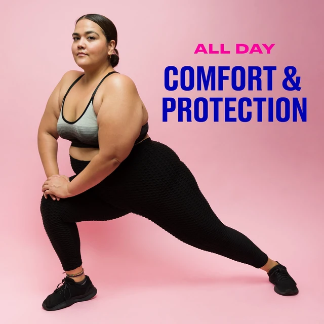 Alt view image 2 of 5 - Carefree Ultra Thin Super Long Pads without Wings, 28 Count