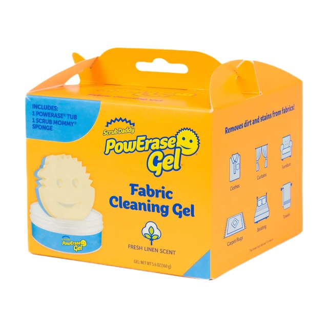 Alt view image 5 of 6 - Scrub Daddy PowErase Fabric Cleaning Gel with Scrub Mommy Dual-Sided Cleaning Sponge