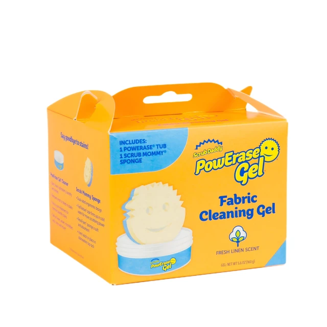 Alt view image 6 of 6 - Scrub Daddy PowErase Fabric Cleaning Gel with Scrub Mommy Dual-Sided Cleaning Sponge