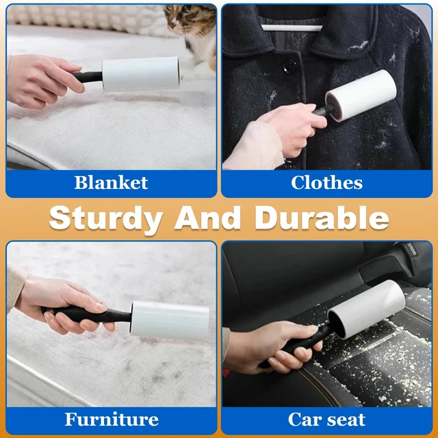 Alt view image 3 of 6 - Extra Sticky Lint Roller for Pet Hair, 220Sheets, 1Handle