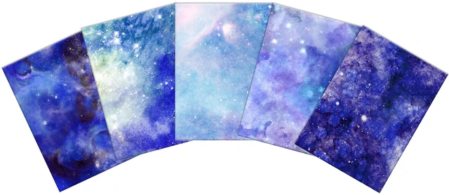 Alt view image 2 of 5 - Create It Celestial Precut 18"x21" Cotton Sewing & Craft Fabric Bundle, Multicolor 5 Piece