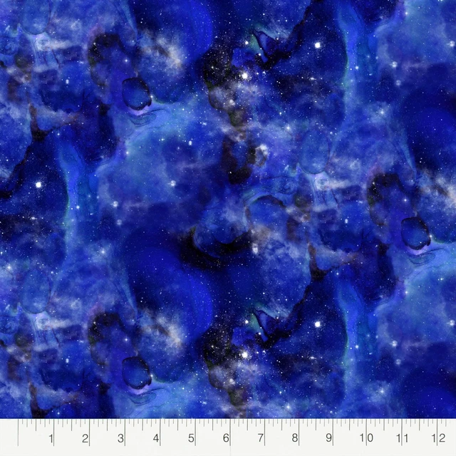 Alt view image 4 of 5 - Create It Celestial Precut 18"x21" Cotton Sewing & Craft Fabric Bundle, Multicolor 5 Piece