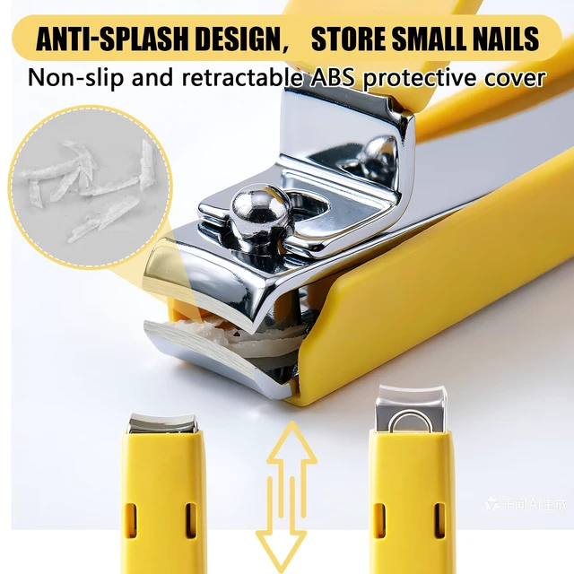 Alt view image 2 of 7 - Ultra Sharp Fingernail Clippers with Non-Slip Handle