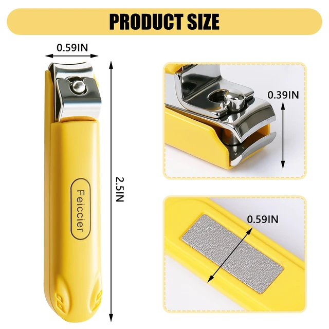 Alt view image 5 of 7 - Ultra Sharp Fingernail Clippers with Non-Slip Handle
