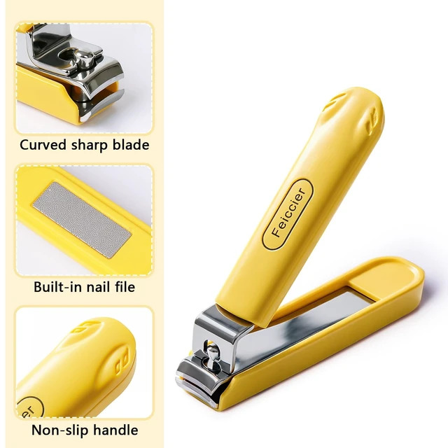 Alt view image 7 of 7 - Ultra Sharp Fingernail Clippers with Non-Slip Handle