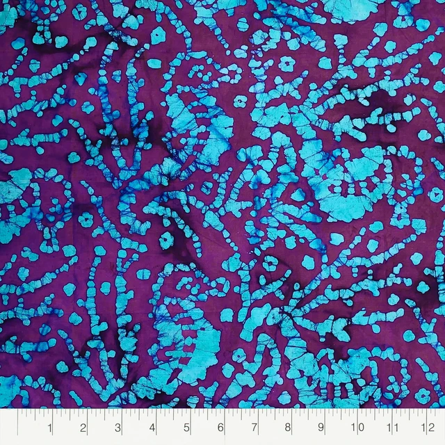 Alt view image 4 of 5 - Create It 18"x21" Cotton Batik Precut Sewing & Craft Fabric Bundle, Multicolor 5 Pieces