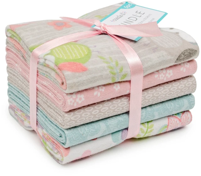 Main image of Create It Hootsie Cotton Flannel Precut Sewing Fabric Bundle, 18"x21", 5 Piece, Multicolor