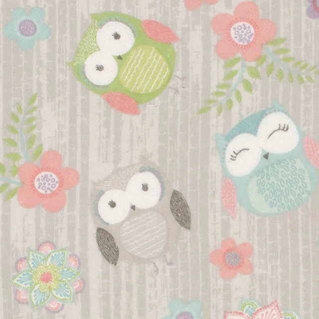 Alt view image 2 of 5 - Create It Hootsie Cotton Flannel Precut Sewing Fabric Bundle, 18"x21", 5 Piece, Multicolor