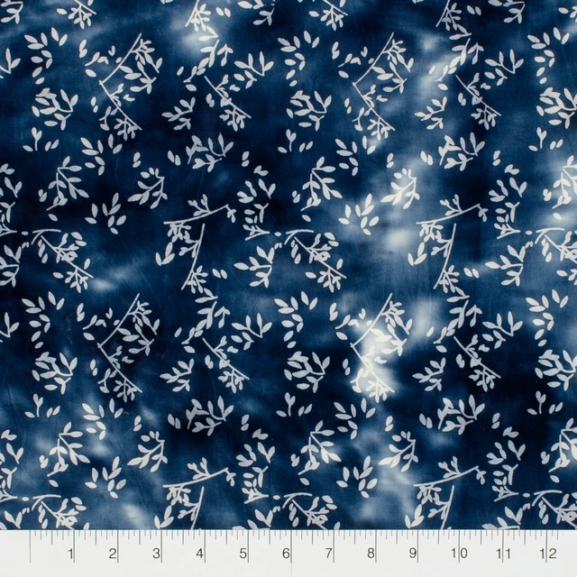 Alt view image 4 of 5 - Create It 18"x21" Cotton Batik Precut Sewing & Craft Fabric Bundle, Blue, 5 Piece