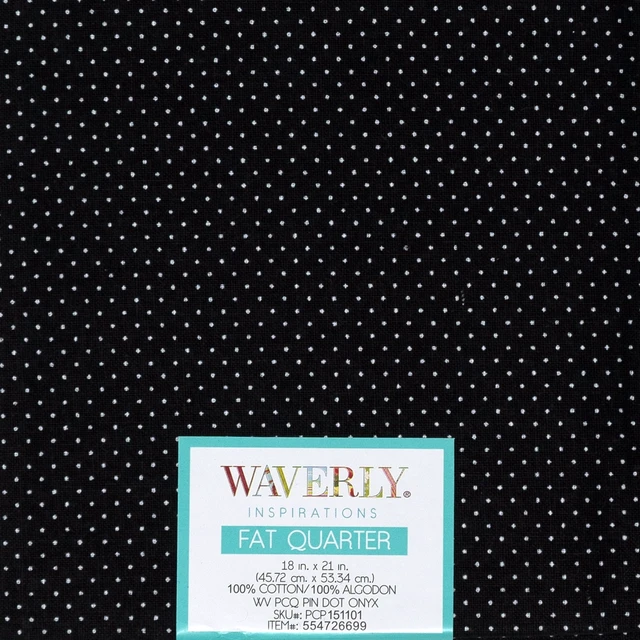 Alt view image 2 of 3 - Waverly Inspirations PINDOT ONYX Fat Quarter Precut 100% Cotton Fabric 18x21in 4 Pack for Quilting & Sewing