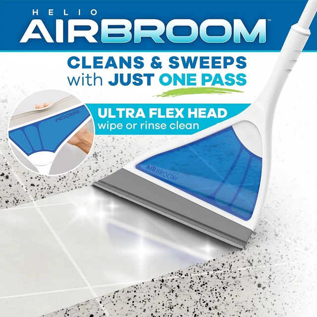 Alt view image 5 of 5 - Helio Air Broom, All-Surface Lightweight Silicone, Squeegee & Pet Hair Remover for Indoor Cleaning