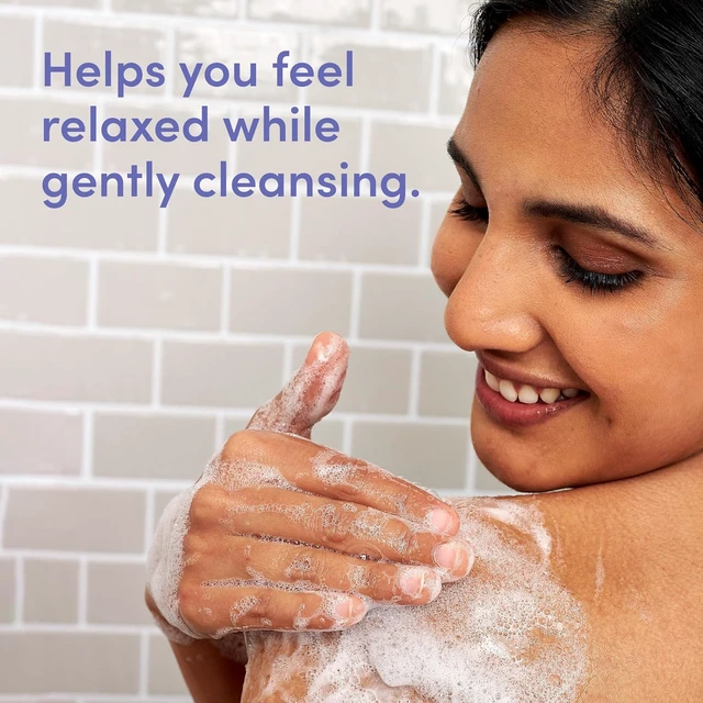 Alt view image 3 of 5 - Aveeno Stress Relief Body Wash, Lavender Scent, 18 fl oz