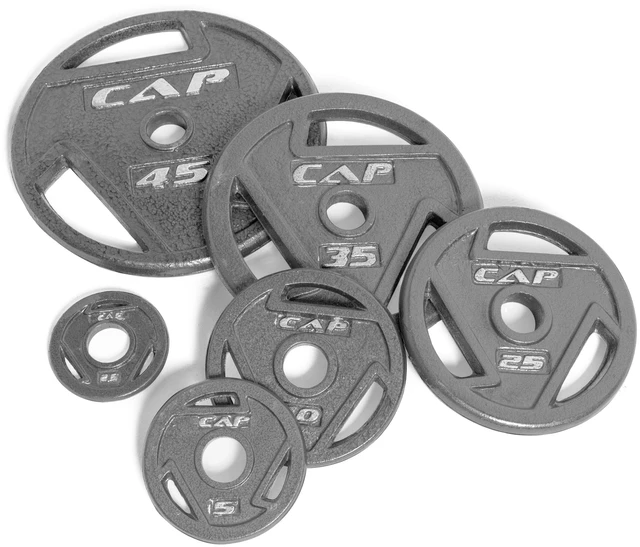 Alt view image 4 of 4 - CAP Barbell 2.5lb 2inch Olympic Grip Weight Plate, Grey
